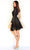 Tarik Ediz - 50812 High Neck Long Sleeves Cocktail Dress Cocktail Dresses
