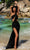Tarik Ediz - 50861 Asymmetrical Cutout High Slit Dress Prom Dresses