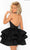 Tarik Ediz - 51069 Halter Tuxedo A-Line Dress Cocktail Dresses