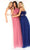 Tarik Ediz - 51099 Two-Piece Feather Accent Tulle Gown Prom Dresses