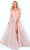Tarik Ediz - 51153 Sweetheart Floral Evening Dress Evening Dresses 0 / Powder