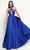 Tarik Ediz - 51165 Halter Cutout Pleated Gown Prom Dresses