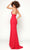 Tarik Ediz - 51184 Spaghetti Strap High Slit Gown Prom Dresses