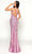 Tarik Ediz - 51187 Sequin Asymmetrical Evening Dress Prom Dresses