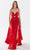 Tarik Ediz 52005 - Butterfly Motif A-line Soft Dress Evening Dresses
