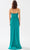 Tarik Ediz 52008 - Ruched High Slit Prom Dress Special Occasion Dress
