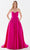 Tarik Ediz 52022 - Bustier A-Line Prom Dress with Slit Prom Dresses
