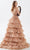 Tarik Ediz 52035 - Allover Tulle Beaded Tiered Dress Prom Dresses