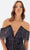 Tarik Ediz 52061 - Modified Off Shoulder Evening Gown Prom Dresses