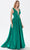 Tarik Ediz 52062 - Ruched Provocative Taffeta Gown Prom Dresses