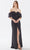 Tarik Ediz 52068 - Drape Ornate Off Shoulder Prom Dress Prom Dresses