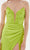 Tarik Ediz 52120 - Leaf-Like Detailed Strapless Dress Evening Dresses