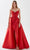 Tarik Ediz 52126 - Strapless Deep Sweetheart Exquisite Gown Prom Dresses 00 / Red