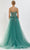 Tarik Ediz 52138 - Corset Floral Evening Gown Special Occasion Dress