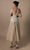 Tarik Ediz - 96019 Embroidered Off Shoulder Tulle A-line Dress Special Occasion Dress