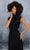 Tarik Ediz - 96052 Bow Accent Collar Long Dress with Puddle Train Evening Dresses