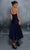 Tarik Ediz - 96123 Corset Bodice Fit and Flare Tea-Length Dress Homecoming Dresses