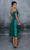 Tarik Ediz - 96126 Pleated Off-Shoulder High Slit Cocktail Dress Homecoming Dresses