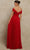Tarik Ediz - 98020 Glittered Crisscross Wrap Long Gown Evening Dresses