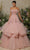 Tarik Ediz - 98031 Strapless Tulle Beaded Voluminous Gown Prom Dresses