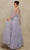 Tarik Ediz - 98045 Flowy See Through Lace Inset Dress Evening Dresses