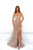 Tarik Ediz - 98047 Strapless Glittery Tiered Slit Gown Prom Dresses