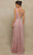 Tarik Ediz - 98063 Bangle Asymmetric Pleated Dress Evening Dresses