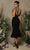 Tarik Ediz - 98086 Beaded Shoulder Midi Mermaid Dress Cocktail Dresses