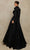 Tarik Ediz - 98099 Long Sleeve Collared A-Line Dress Evening Dresses