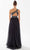 Tarik Ediz 98218 - Pleated Asymmetric Evening Dress Prom Dresses
