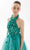 Tarik Ediz 98243 - Floral Appliqued Halter Evening Gown Evening Dresses
