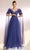 Tarik Ediz 98248 - Ruched Off Shoulder Evening Gown Prom Dresses