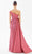Tarik Ediz 98255 - Pleated Asymmetric Sheath Gown Evening Dresses
