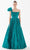 Tarik Ediz 98256 - Structured Bow Evening Gown Evening Dresses 00 / Emerald