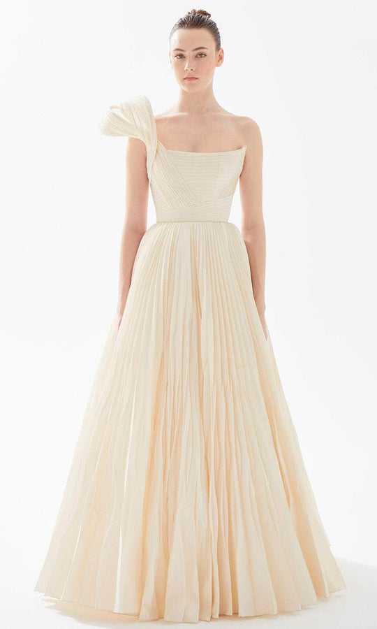 Tarik Ediz 98256 - Structured Bow Evening Gown