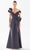 Tarik Ediz 98258 - Knotted Bow Evening Gown Evening Dresses 00 / Black