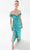 Tarik Ediz 98259 - Pleated Off-Shoulder Evening Dress Prom Dresses