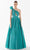 Tarik Ediz 98272 - Cutout Bodice Evening Gown Evening Dresses 00 / Nile Green