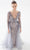 Tarik Ediz 98294 - Embellished Overlay Evening Dress Evening Dresses