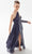 Tarik Ediz 98298 - One Shoulder Cutout Evening Gown Prom Dresses
