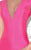 Tarik Ediz Cap Sleeved Deep V-Neck Mermaid Gown 92729 - 1 pc Fuchsia in Size 8 Available CCSALE 8 / Fuchsia