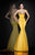 Tarik Ediz - Crystal Ornate Corset Gown 92487 Special Occasion Dress 0 / Saffron