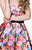 Tarik Ediz - Floral Cocktail Dress 50022 Cocktail Dresses