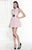 Tarik Ediz - Halter Neck A-Line Dress 90446 Special Occasion Dress 0 / Pink