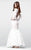 Tarik Ediz - Lace Illusion High Neck Mermaid Dress 50050 Special Occasion Dress