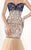 Tarik Ediz - MTE92390 Illusion Sweetheart Open Back Trumpet Gown Special Occasion Dress