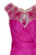 Tarik Ediz - Scoop Neck A-Line Cocktail Dress 90369 Special Occasion Dress 0 / Fuchsia