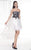 Tarik Ediz - Semi-Sweetheart Neck A-Line Dress 90457 Cocktail Dresses 0 / Black