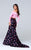 Tarik Ediz - Two-Piece Print Off-The-Shoulder Neck Dress 50112 Special Occasion Dress
