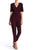 Taylor - 1564M Short Sleeve Ruched Tapering Jumpsuit Evening Dresses